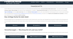 Desktop Screenshot of finanzschotte.de